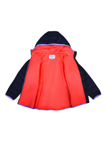 Peek U All-season doorgestikte jas "Cordelia" oranje/donkerblauw