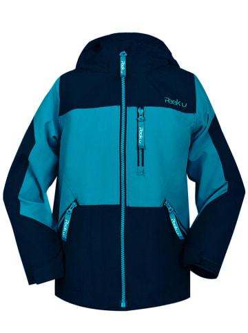 Peek U Regenjas "Axel" blauw/donkerblauw