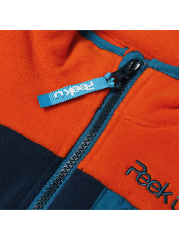 Peek U Fleeceweste "Magner" in Orange/ Dunkelblau