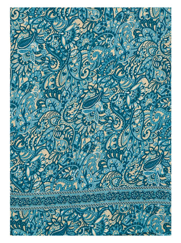 Ipanima Schal in Petrol/ Türkis - (L)180 x (B)100 cm