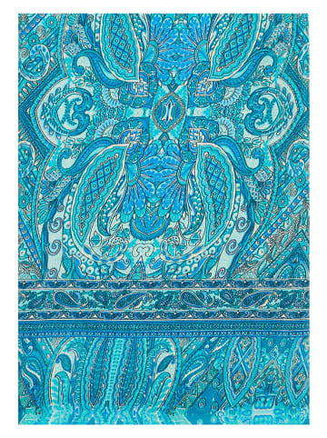 Ipanima Szal w kolorze niebiesko-turkusowym - 180 x 100 cm