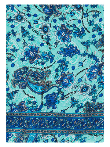 Ipanima Schal in Blau/ Türkis - (L)180 x (B)100 cm