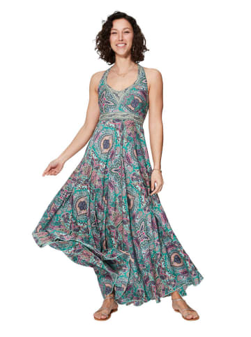 Ipanima Kleid in Grün/ Rosa