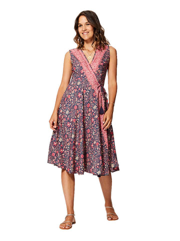 Ipanima Kleid in Dunkelblau/ Rosa