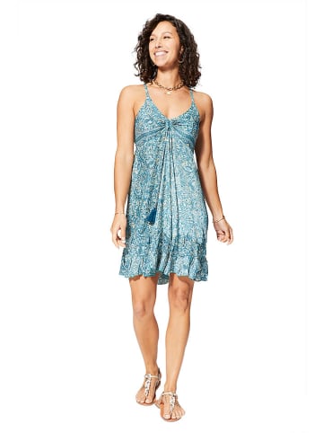 Ipanima Kleid in Blau/ Türkis