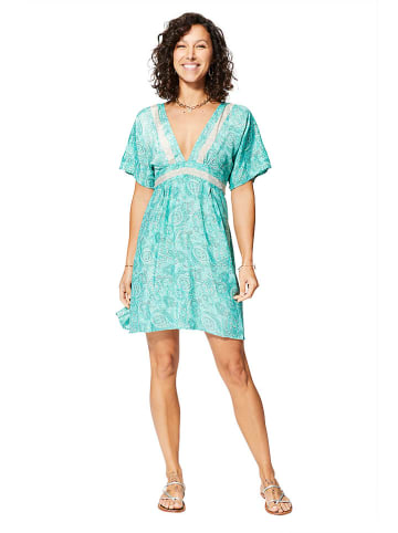 Ipanima Sukienka w kolorze turkusowo-białym