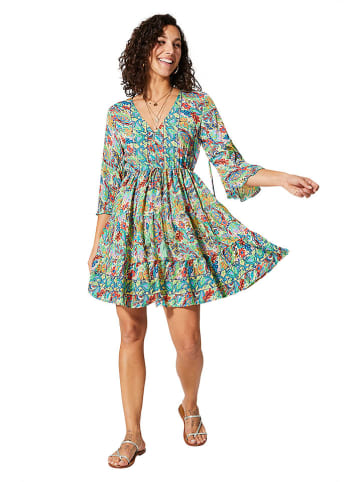 Ipanima Sukienka w kolorze zielonym ze wzorem