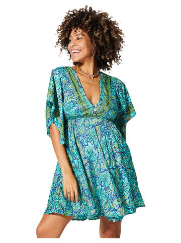 Ipanima Sukienka w kolorze turkusowo-żółto-granatowym