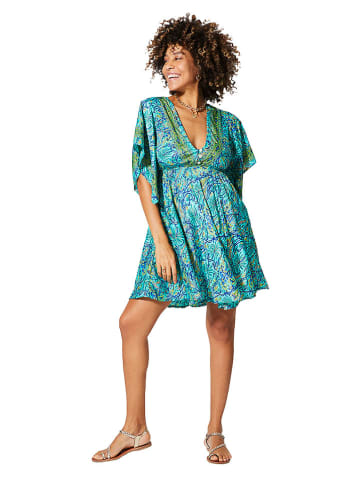 Ipanima Sukienka w kolorze turkusowo-żółto-granatowym