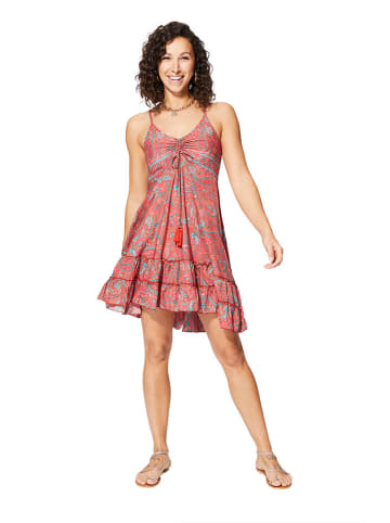 Ipanima Sukienka w kolorze czerwono-turkusowym