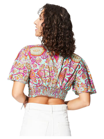 Ipanima Bluse in Türkis/ Pink/ Orange