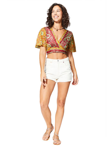 Ipanima Bluse in Grün/ Gelb/ Rot