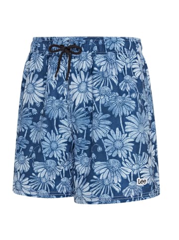 LEE Underwear Szorty kąpielowe "Chalk" w kolorze niebieskim