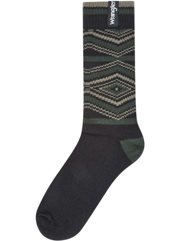 Wrangler Skarpety (2 pary) "Craig" w kolorze ciemnozielonym i antracytowym
