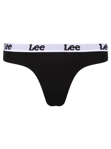 LEE Underwear Figi (3 pary) "Diana" w kolorze białym, czarnym i szarym