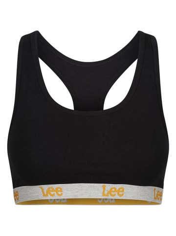 LEE Underwear Topy (2 szt.) "Amari" w kolorze białym i czarnym