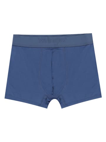 Wrangler 3er-Set: Boxershorts "Griffin" in Blau/ Khaki/ Grau