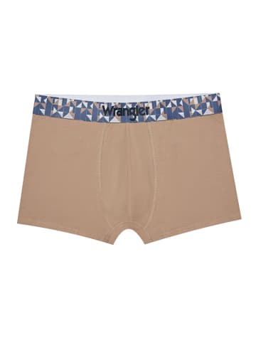 Wrangler 3er-Set: Boxershorts "Colins" in Dunkelblau/ Beige/ Blau