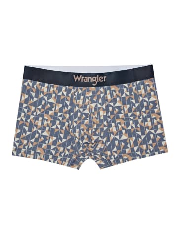 Wrangler 3er-Set: Boxershorts "Colins" in Dunkelblau/ Beige/ Blau
