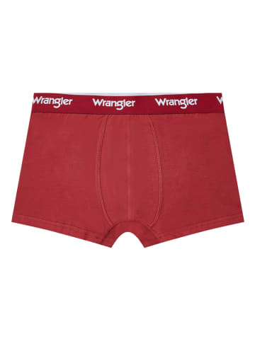 Wrangler Bokserki (3 pary) "Cadby" w kolorze granatowym, czerwonym i oliwkowym