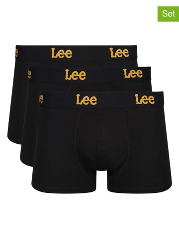 LEE Underwear Bokserki (3 pary) "Harkins" w kolorze czarnym