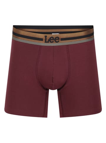 LEE Underwear Bokserki (3 pary) "Hay" w kolorze czerwonym, brązowym i oliwkowym