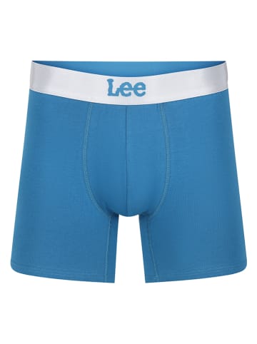 LEE Underwear 3er-Set: Boxershorts "Keenan" in Dunkelblau/ Hellblau/ Blau