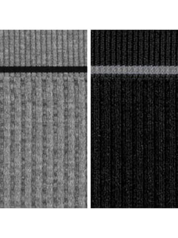 Nur Die 2er-Set: Slips in Grau/ Schwarz