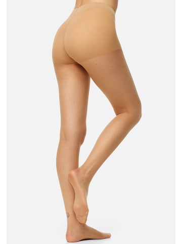 Nur Die 2er-Set: Strumpfhose "Goodbye Laufmaschen" in Beige - 20 DEN