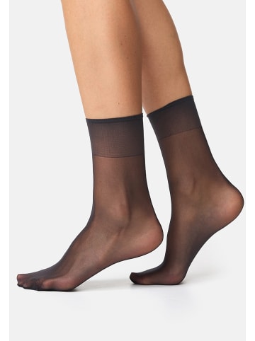 Nur Die 5er-Set: Socken in Schwarz - 15 DEN