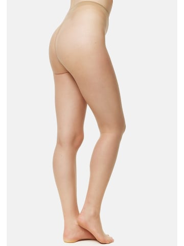 Nur Die 3er-Set: Strumpfhose "Transparent" in Creme - 15 DEN