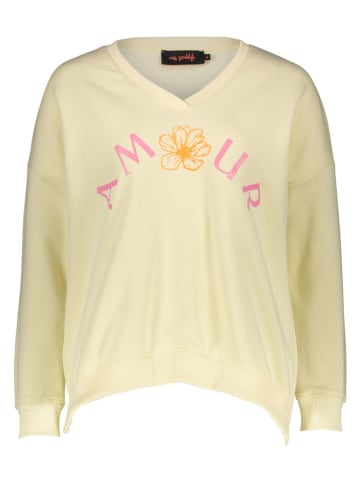 miss goodlife Bluza "Amour" w kolorze jasnożółtym