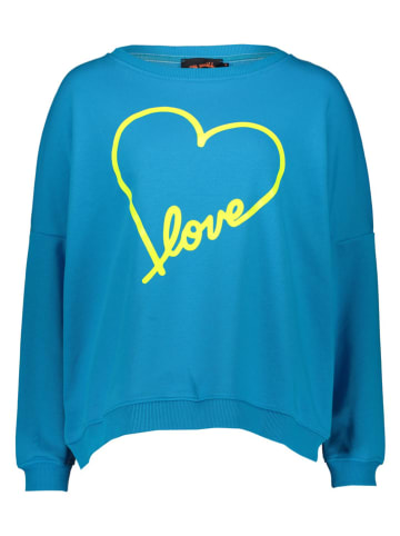 miss goodlife Sweatshirt "Heart Love" blauw