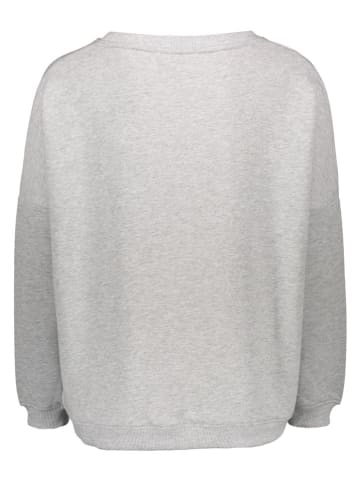 miss goodlife Sweatshirt "Heart Love" in Grau