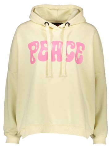 miss goodlife Hoodie "Peace" in Hellgelb