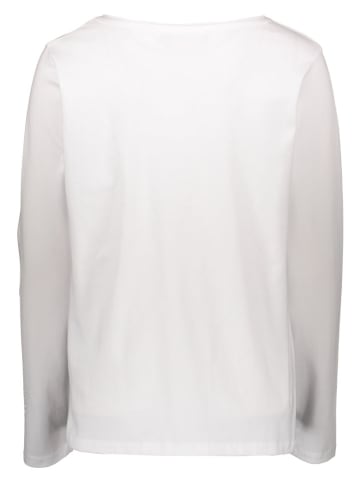 miss goodlife Longsleeve "Love Pink" in Weiß