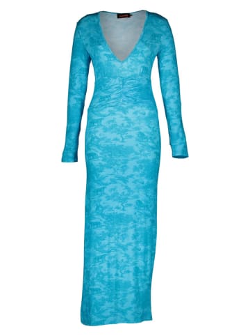 miss goodlife Jurk "Blue Jungle" blauw