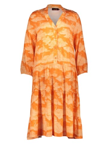 miss goodlife Sukienka "Vacation" w kolorze jasnożółto-pomarańczowym