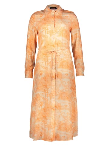 miss goodlife Kleid "Palm Paradise" in Orange/ Creme