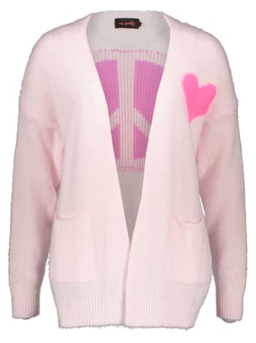 miss goodlife Kardigan "Peace" w kolorze jasnoróżowym