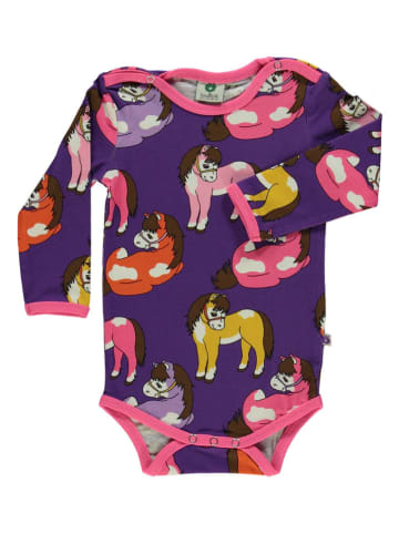 Småfolk Romper "Paard" paars