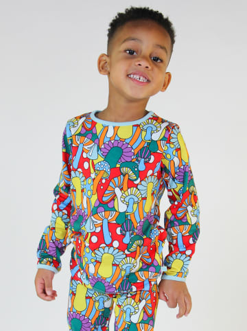 Småfolk Longsleeve "Paddestoelen" meerkleurig