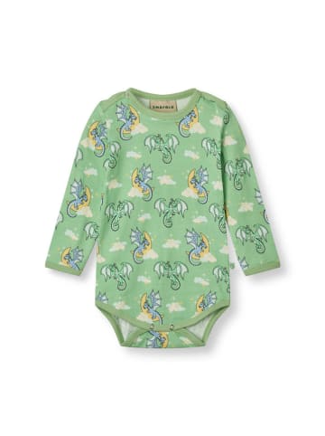 Småfolk Body w kolorze zielonym