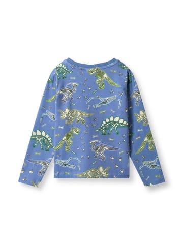 Småfolk Koszulka w kolorze niebieskim