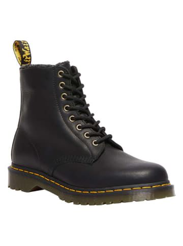 Dr. Martens Leder-Boots in Schwarz