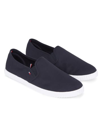 Tommy Hilfiger Shoes Slippersy w kolorze biało-granatowym