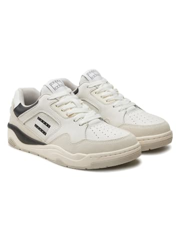 Tommy Hilfiger Shoes Leder-Sneakers in Weiß/ Creme
