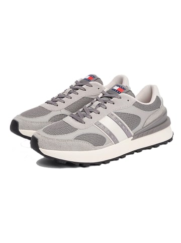 Tommy Hilfiger Shoes Leder-Sneakers in Grau