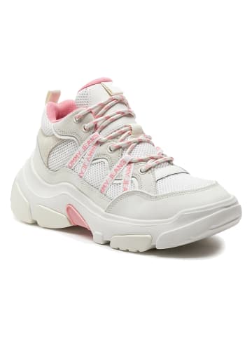 Tommy Hilfiger Shoes Skórzane sneakersy w kolorze białym