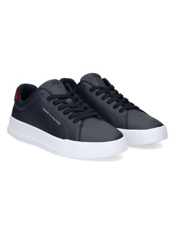 Tommy Hilfiger Shoes Leren sneakers donkerblauw